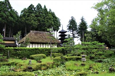 夕日と湖の宿あおきやに宿泊して佐渡島で唯一の五重塔がある蓮華王山阿佛房妙宣寺参拝