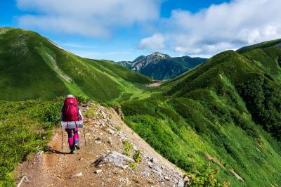 新穂高から黒部源流・鷲羽岳。