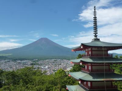 2022年8月　富士山と伊豆半島（伊東）と箱根