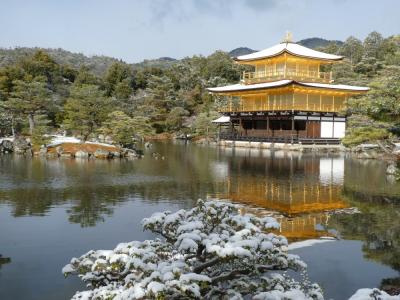 冬の京都２泊３日 ②　雪の金閣寺＆嵐山