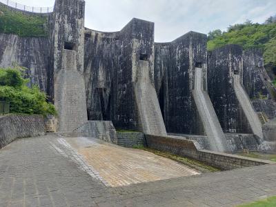 西四国ダムカード巡礼の旅2日目(2022/8/28) ダムカードとうどんとなぜかブルートレインの旅