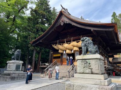 信濃一の宮諏訪大社「公共交通を使って日帰りで行く四社まいり(下社春宮・秋宮編)」