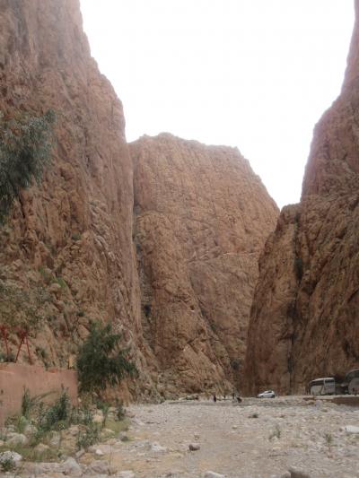 アメリカの西部を思わせるモロッコ トドラ渓谷 