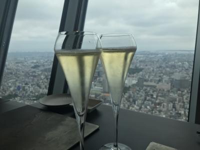 2022年8月　誕生日ランチ　SkyRestaurant 634(スカイツリー)