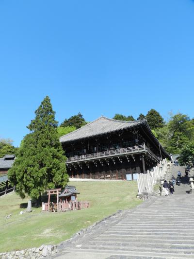 町子さん、ようこそ奈良へ（2021年4月）【後半／二月堂～お好み焼きの夕食など】