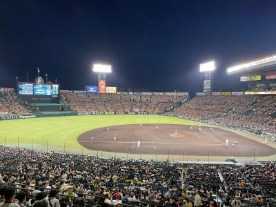 2022年7月　関西旅行（1日目　甲子園で阪神戦観戦）