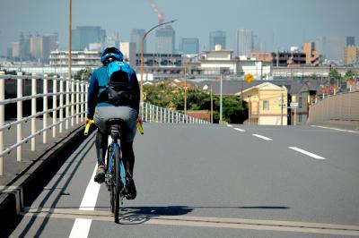 2022年9月4日　東京早朝サイクリング　洗足池、六郷用水、多摩川、東扇島