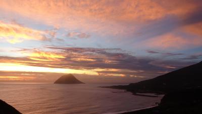 八丈富士登山と絶景夕日 八丈島１