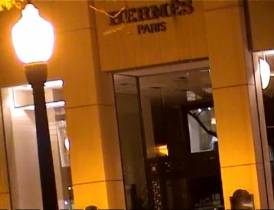 イリノイ州 シカゴ(大阪市の姉妹都市)　－　エルメスやシャネルのある夜のオーク ストリート付近へドライブ