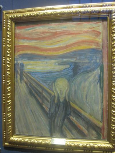 2018 初めてのオスロなので最初はムンクさんを見に普段の旅では行かない美術館へ