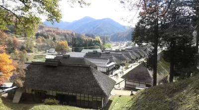 東北旅行 5日目 会津の旅 サザエ堂～大内宿～塔のへつり