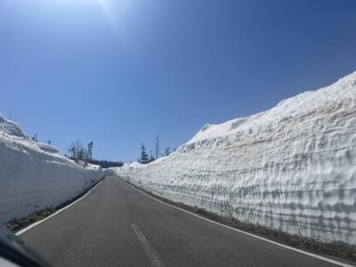 雪の回廊を自走したい