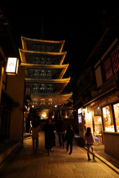 京都最後の東山花灯篭と東山から伏見稲荷への旅