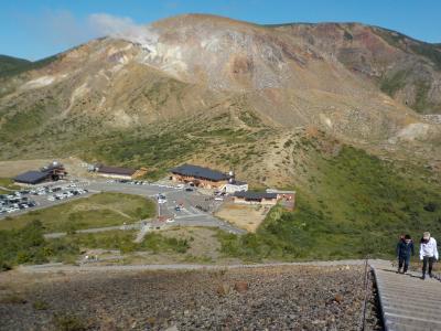 22年夏　東北ツーリング　26日　吾妻小富士・浄土湿原・男沼・仁田沼へ行きました。