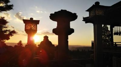 二月堂(東大寺)からの夕景を見るためだけの旅@奈良白鹿荘