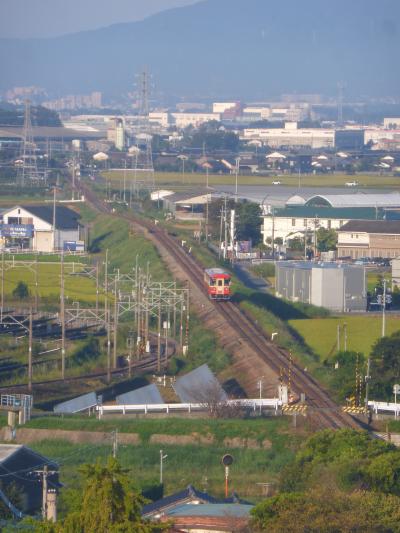 福岡のめちゃトロトロpH10アルカリ温泉目的 甘木１泊旅【「ホテルグランスパアベニュー」で泊った部屋の窓からの眺め編】