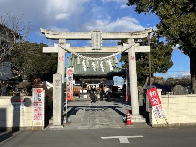 令和5年の初詣は、久喜市の愛宕神社と菖蒲神社に参拝しました