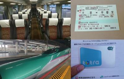 JREポイント特典チケットで行く青森満喫旅！宇都宮totra編