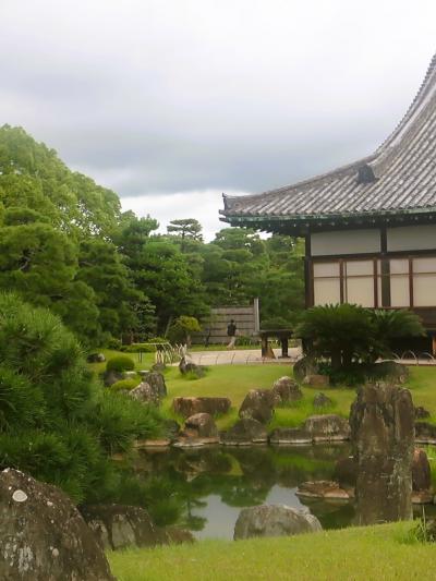 京都-3　二条城c　特別名勝　二の丸庭園（池泉回遊式）☆障壁画展示収蔵館見学