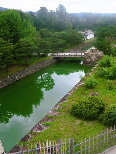 京都-4　二条城ｄ　本丸庭園・天守閣跡に登って　☆本丸御殿は本格改修工事中