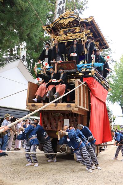 山間の町にお囃子が響き渡る♪　香嵐渓の足助秋祭り♪