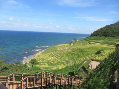 志賀温泉～能登里山街道をひたすら北上し輪島へ....日本海を臨む千枚田は圧巻！