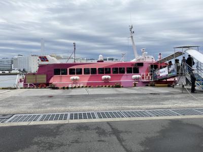 東海汽船の日帰りバスツアーで伊豆大島に行きました。行きました。