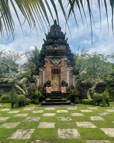バリ島　Sidemenの綺麗な寺院