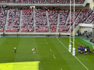 2022年　ラグビー日本代表 VS フランス代表　トヨタスタジアム