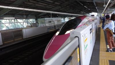 団体専用列車往路ハローキティ新幹線で行く新幹線ふれあいデー2022