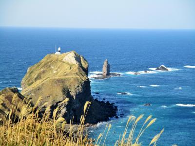 “鮭の遡上と紅葉を見に旅に出るよ”って 友人を誘い　北海道ふたり旅　3日目・神威岬と島武意海岸