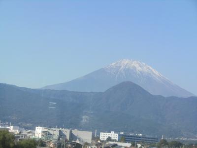 JR御殿場線車窓から見る富士山