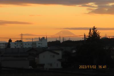 素晴らしかった夕焼け富士