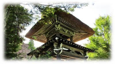 白川村萩町　「松原山　明善寺、天龍宮」