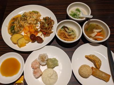 香港蒸籠で中華食べ放題ランチ、難波八阪神社、太平のゆで入浴