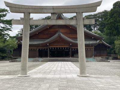 2022年の晩夏、夏季休暇で北陸へ／まずは富山県護国神社と富山城址公園へ。