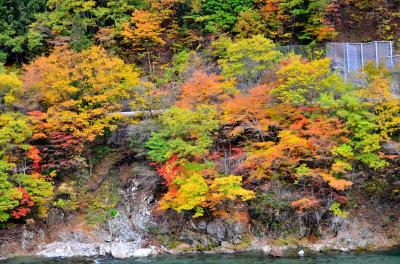  晩秋紅葉を求めて・せせらぎ街道から益田街道へ