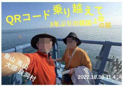 QRコード乗り越えて  ３年ぶりの韓国上陸の旅　5