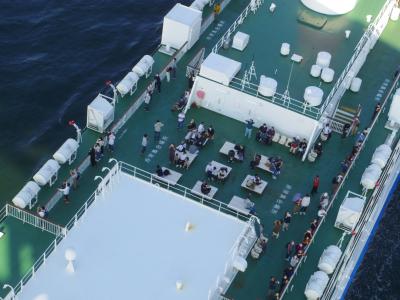 レインボーブリッジから、おがさわら丸出航お見送り～お台場公園～ポンテせとうみ