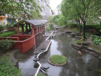 台湾　「行った所・見た所」　礁渓温泉（温泉公園・湯囲溝温泉公園・礁渓站・徳陽宮）を散策しました