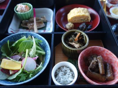 今日の朝食は和食にしました。おいしかった。