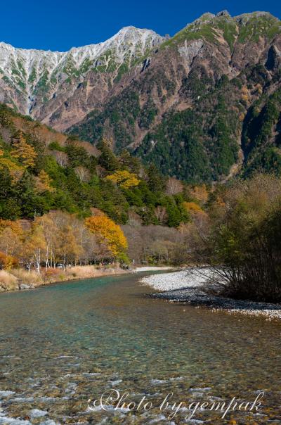 晩秋の上高地1泊2日の旅