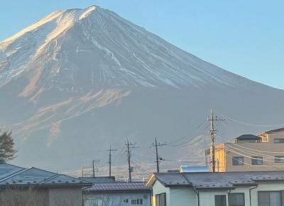 河口湖、始めて行ってきました