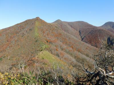 晩秋の仙台神室山登山