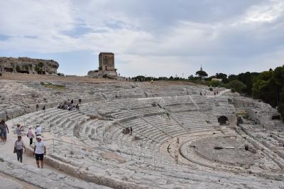 2017年イタリア・シチリア島旅行記　第33回　シラクーサのギリシャ劇場と古代ローマの円形闘技場を見学
