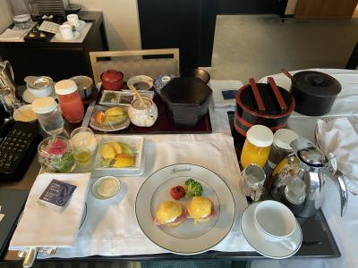 パークハイヤット東京へ都民割で泊った！シャンパン乾杯と洋食とルームサービス朝食