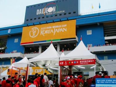 懐かしの２００２年・日韓W杯☆決勝トーナメント★韓国ラウンドで、伝説の試合を見たぞー