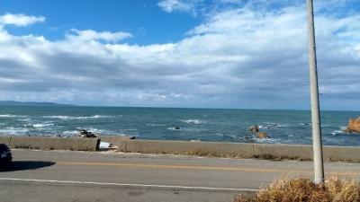 羽越本線で日本海の旅