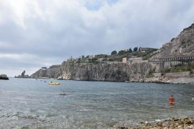 2017年イタリア・シチリア島旅行記　第43回　タオルミーナのビーチを散策し、帰国へ