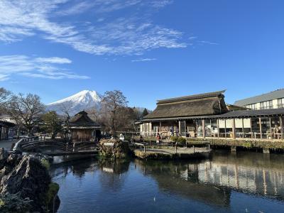 初冬の富士忍野へ（１）　～山中湖、忍野八海～